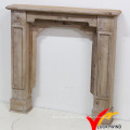 Antique French Country Farmhouse Dekorative Freistehende Holz Kamin Mantel